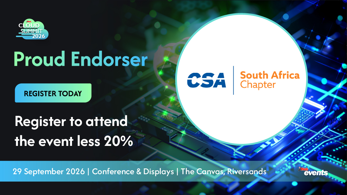 CSA South Africa Chapter — Proud Endorser, ITWeb Cloud Summit 2026
