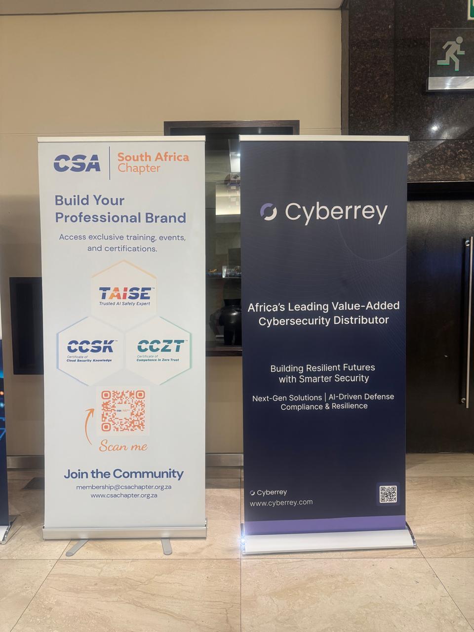 CSA South Africa Chapter — ITWeb Security Summit 2026, Display Sponsor